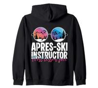 Apres Maestro di Sci Prima lezione Divertente Sci Sci Felpa con Cappuccio