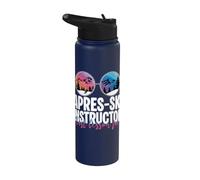 Apres Maestro di sci Prima lezione Divertente Sci Sci Stainless Steel Insulated Water Bottle