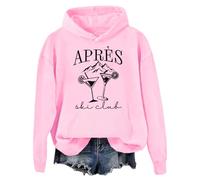 Apres Ski Club Felpa con cappuccio, Apres Ski Club, Apres Ski Club, Apres Ski Club Shirt, rosa, XL
