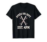 Apres Ski Dept EST 16:00 Sci Varsity Vintage Maglietta