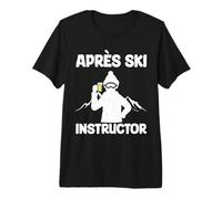 Apres Ski Maestro Esperto di Sci Sciatore Sci Sci Sport Invernali Maglietta Premium