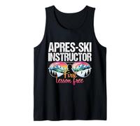 Apres Ski Maestro Prima Lezione Divertente Maschera da Sci Sci Canotta