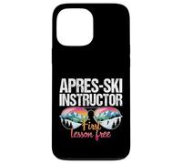 Apres Ski Maestro Prima Lezione Divertente Maschera da Sci Sci Custodia per iPhone 13 Pro Max