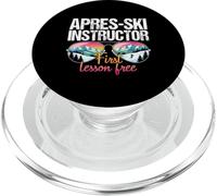 Apres Ski Maestro Prima Lezione Divertente Maschera da Sci Sci PopSockets PopGrip per MagSafe