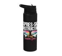 Apres Ski Maestro Prima Lezione Divertente Maschera da Sci Sci Stainless Steel Insulated Water Bottle