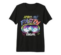 Apres Ski Party Team Wintersport Neve Amore Sci Maglietta Premium