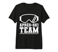 Apres Ski Team Party Crew Sport Invernale Sci Sci Sciatore Maglietta Premium