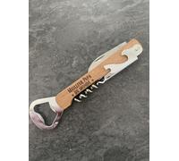 Apri bottiglia, limonatiera, cavatappi "Miglior papà del mondo", idea regalo, papà, bel padre, compleanno, festa, Natale, coltello sommelier,