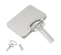 Apri Bottiglie a Due Punte | Strumento per Rimozione Manuale Tappi | Apri Bottiglie per Vino Portatile con per Casa Bar Sommelier Picnic Viaggio Campeggio Compleanno Cerimonia Barman