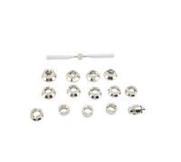 Apri Cassa Dell'orologio Chiudi Cassa Posteriore in Alluminio Essenziale per Riparazioni Efficienti Dell'orologio 13 Stampi per Tutti gli Utenti