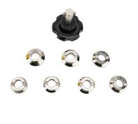 Apri-cassa per retro di orologi 5539, strumento professionale per l’apertura della cassa dell’orologio, rimuovi- e chiudi-cassa multifunzionale con 7 testine intercambiabili per