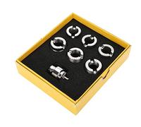 Apri-cassa posteriore con matrici e adattatore per custodie di orologi Oyster #5700, compatibile con orologi impermeabili e Tudor, include sei matrici in acciaio e una