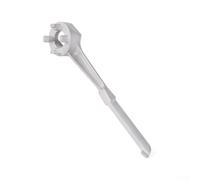 Apri chiave a tamburo in lega di alluminio per contenitori industriali 10 per 55 galloni con doppia estremità e manico ergonomico per una facile rimozione del coperchio