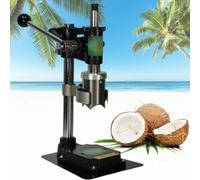 apri cocco, Apriscatole for fori in cocco pressato a mano, manuale, utensile aprire il, uso domestico commerciale, acciaio inossidabile(Black)