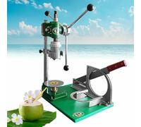 apri cocco, Apriscatole manuale for cocco, apriscatole in acciaio inossidabile, verticale, trapano fori(Three Handles)