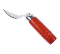 Apri Cocco in Acciaio Inox con Manico in Legno Rosso