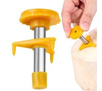 Apri Cocco Utensile,Bucatore Fori per Cocco | Attrezzatura In Acciaio Inossidabile Con Impugnatura Antiscivolo, Per Frutta Per Cucina, Food Truck, Ristorante, Campeggio, Spiaggia E Barbecue