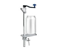 Apri del manuale industriale, apriscatole da taglio da banco pesante con base in acciaio e altezza regolabile per lattine di grandi dimensioni, uso professionale argento 48cm/18.5in
