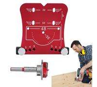 Apri delle porte in legno - Funta cerniera da 35 mm, punta di trapano di precisione, strumento durevole per la lavorazione del legno | Cutter di fori in lega di alluminio, assistenza per l'installazio