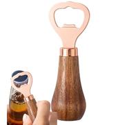 Apri Di Bottiglia Manico In Legno - Apri Del Per Bottiglie Di Birra | Strumento Di Bar Classico | Apri Di Birra Robusta Per Drink, Bar Da Cucina Per Matrimoni, Portata Di Birra Per Birra Vino