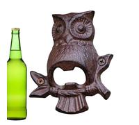 Apri di bottiglia - Wood| Bottle -Assemblaggio murale di Fan | Gussisen Flash aperto a forma di gufo per il montaggio a parete | Cash di sabbia, decorazioni nautiche decorative, robusto, an