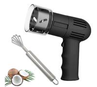 Apri di Cocco Automatico, Ridotto di Guscio di Cocco Elettrico in Acciaio Inossidabile, Trapano A Foro di Diametro da 6 Cm, per Negozi E Mercati della Frutta