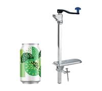 Apri di panca professionale Aprire Strumento manuale in acciaio inossidabile per le lattine alte con base resistente argento 48cm/18.5in