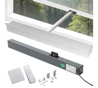 Apri Finestra Automatico con Interruttore a Distanza, Apri Finestra Elettrico a Catena, Corsa 200Mm-1000mm, Limitatore per Finestre per Lucernario/veranda/sfogo Tetto 300mm
