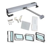 Apri-finestre A Catena Elettrica 24 V, Apertura/chiusura Automatica Con Telecomando E Interruttore Per Lucernario, Serra E Aerazione Tetto(24v Motor+remote+switch,500mm)