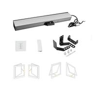 Apri-finestre automatici, Attuatore for apertura finestra a catena singola 24V con telecomando. Corsa 300-1000 mm(24v+controller,Stroke 800mm)