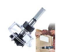 Apri foro per la lavorazione del legno - Trapano di precisione 35 mm con guida - Strumento di taglio in lega, guida di foratura per lavori di falegnameria, progetti di costruzione domestica e cassetti