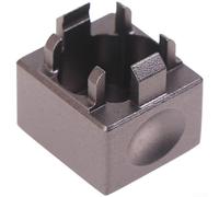 Apri interruttore meccanico per tastiera compatibile con interruttori Cherry e Gateron, in ABS e struttura in metallo, per una rimozione e installazione efficienti degli interruttori (grigio argento)