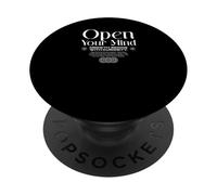 Apri la tua mente - Urban Typography Streetwear PopSockets PopGrip Adesivo