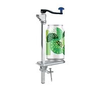 Apri lattine commerciale per le lattine alte lettine manuali da banco con una base in acciaio placcata per ristoranti argento 48cm/18.5in