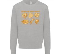 Apri Le Tue Ali E Friggi Divertente Pollo BBQ Felpa Per Bambini