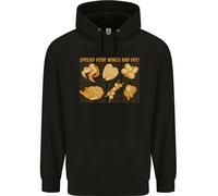 Apri Le Tue Ali E Friggi Divertente Pollo BBQ Felpa Uomo