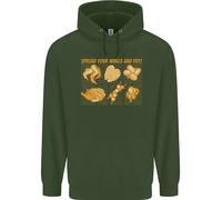 Apri Le Tue Ali E Friggi Divertente Pollo BBQ Felpa Uomo