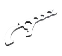 Apri secchio in metallo per secchio di vernice e chiave per coperchio in plastica, in acciaio al carbonio, compatibile con varie dimensioni, 210 x 60 x 8 mm, per casa, officina e cantiere