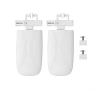 Apri tende intelligente con per aste romane e binari a forma di U/T, controllo con un pulsante, batteria da 4000 mAh per una maggiore durata (2 pezzi)