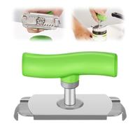 Apribarattoli, Apriscatole Manuale Regolabile, Kitchen Gadgets Apri Barattoli Universale Materiale in Aacciaio Inossidabile, Apri Barattoli per Anziani casa pic-nic Gadget da Cucina (verde)