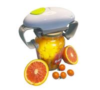 Apribarattoli elettrico, apriscatole automatico per mani deboli, apribarattoli elettrici per anziani con artrite, coperchi a mani libere e apribottiglie (versione ad alta configurazione)