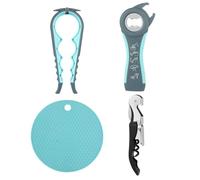 Apribarattoli, Multifunzione Apribottiglie, Apriscatole Multiuso in Plastica da Cucina per Svitare il Barattolo o il Tappo di Bevande e Cibo