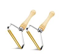 Apribarattoli per artrite, in acciaio inox, con coperchio e manico in legno, per rimuovere il tappo di bottiglia (legno)