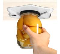 Apribarattoli sotto l'armadietto, apre coperchi fino a 12,7 cm, leva extra forte per barattoli e lattine grandi, apribottiglie integrato, più votato per anziani, mani deboli e chi soffre di artrite
