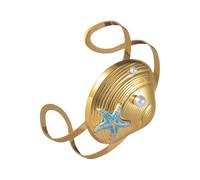 Apribile Sea Star Shell Design Moda Aperto Elegante Acciaio Inossidabile Polso Accessorio Per Uso Quotidiano Fascino Unico Spiaggia Vacanze Gioielli, Misura unica, come descritto