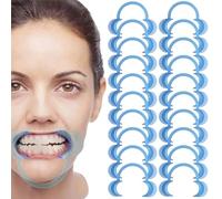Apribocca Divaricatori,Apri Bocca, 20 pezzi Dental C Forma di Plastica Guanciata di Plastica,Apribocca Divaricatori per Forma di C,Dental C Forma Divaricatori Per esame orale,sbiancamento dei denti