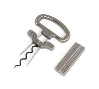 Apribottiglie a Due Punte, Cavatappi per Vini Vintage e Bottiglie Fragili, Strumento Professionale per Sommelier