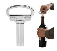 Apribottiglie a due punti, strumento manuale di estrazione di tappi, compatto per vino a casa, pic-nic, viaggi, eventi e sommelier