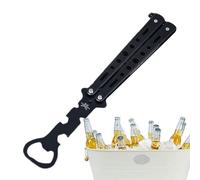 Apribottiglie a farfalla e apribottiglie - Forniture da bar apribottiglie in acciaio inox | Taglierina a farfalla strumento multifunzionale portatile per riunioni di famiglia
