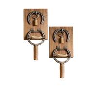 Apribottiglie a ferro di cavallo con base in legno, apribottiglie a ferro di cavallo da parete, con leva senza sforzo, decorazione artigianale per case di campagna
